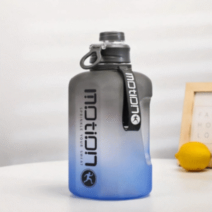 2 Liter Sports Water Bottle With Straw Large Capacity Fitness With Scale Gradient Kettle - Outdoor Plastic Portable Water Bottle