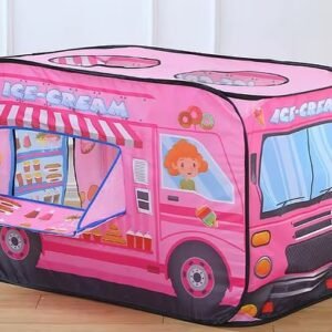 Pop-up ice cream bus tent for kids